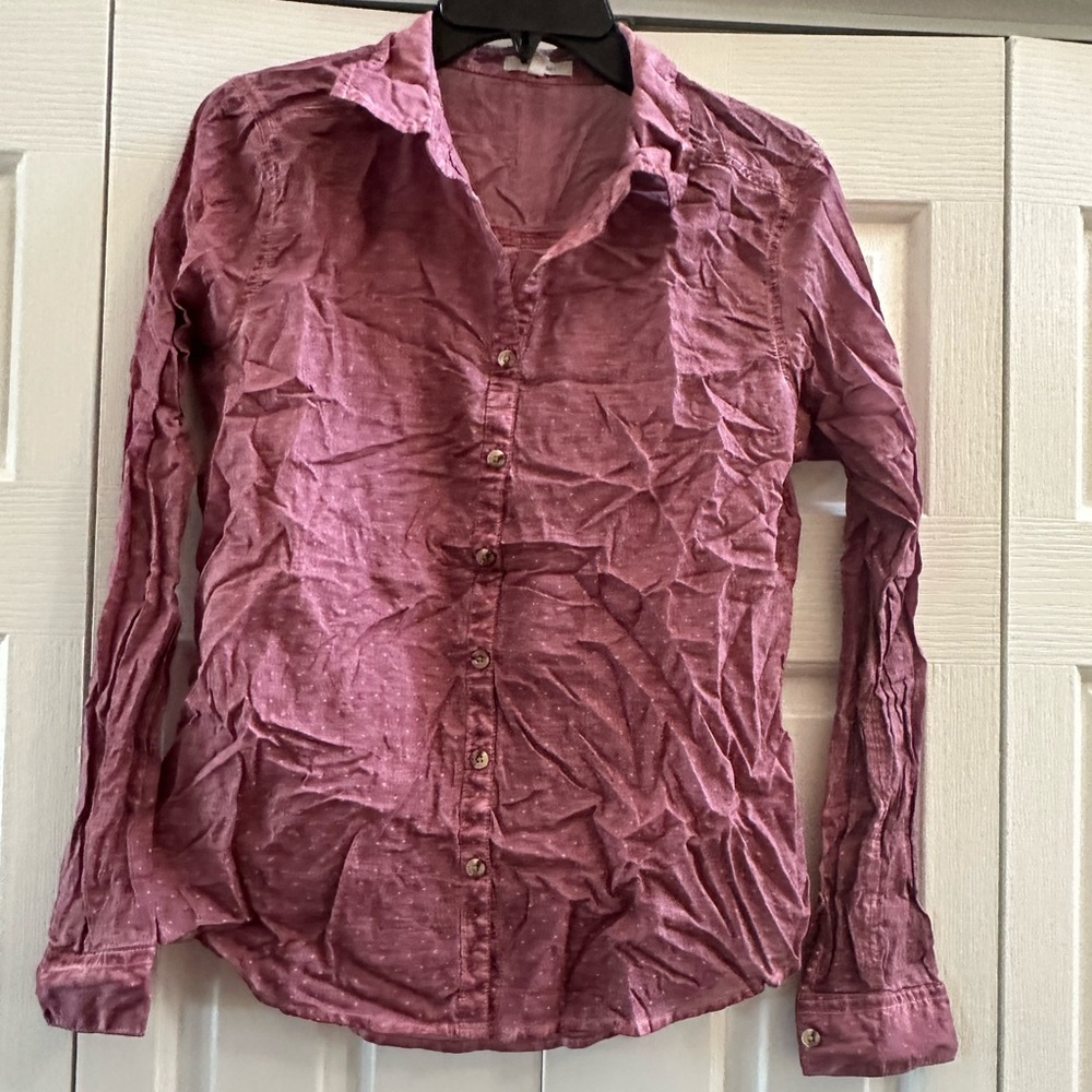 Medium Maurice’s Pink Button Down Shirt